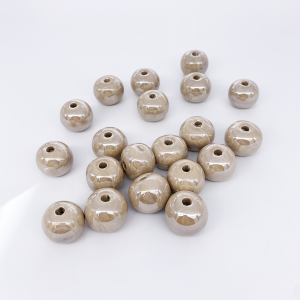 Artisanal ceramic enamel beads