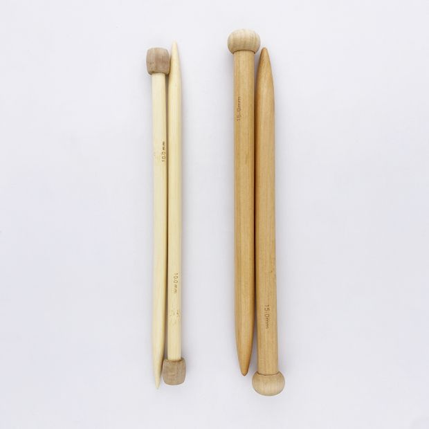 Bamboo knitting needles