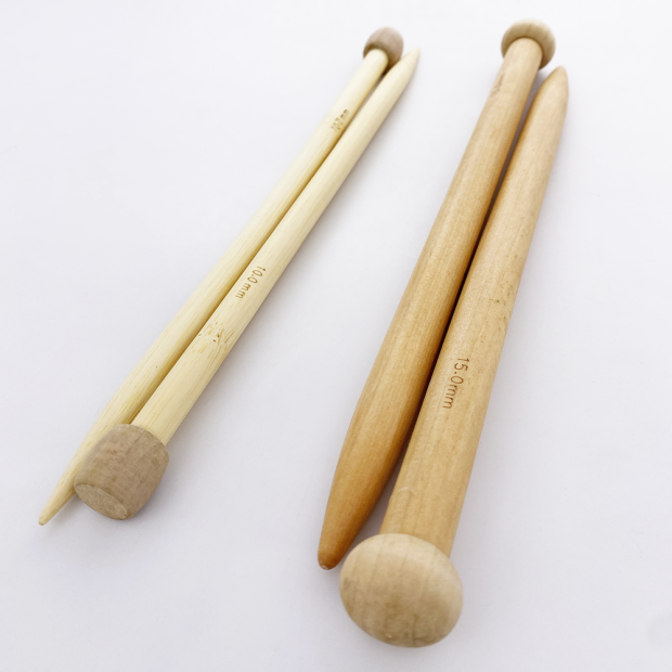 Bamboo knitting needles