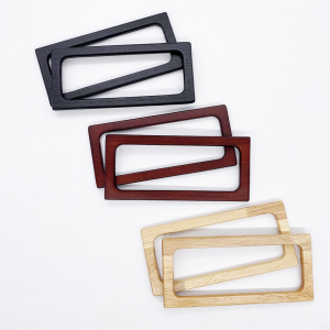 "Rectangle" wood handles - Set of 2