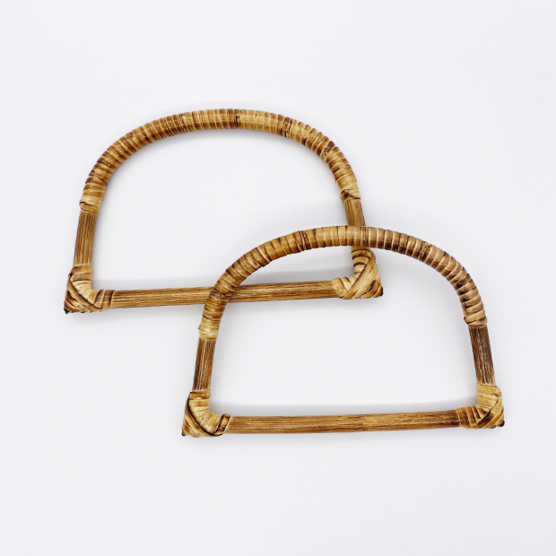 "D" wicker handles - Set of 2