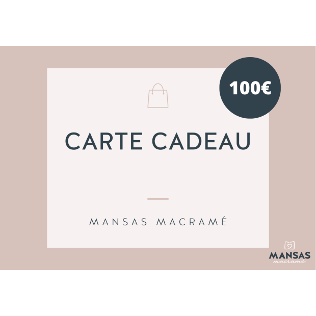 Carte cadeau 100€