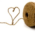 Ficelle Jute avec Fil de Fer - coeur