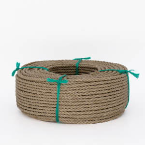 Polished hemp rope 8mm Spool 100m